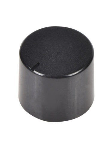 Копче за потенциометър с размери Ф20x17 mm, с фланец и индикатор, гланцирано