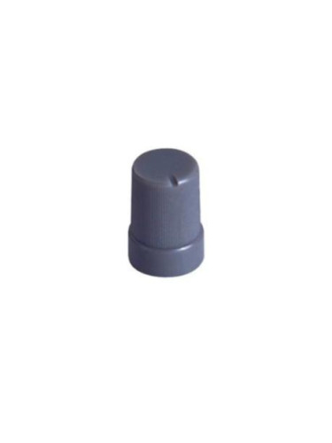 Копче за потенциометър с размери Ф10x15 mm, с фланец и индикатор, сиво