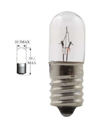 Миниатюрна лампа за фенер, 2.5 V, 0.5 A, E10