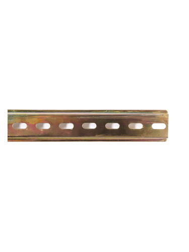 DIN eврошина, поцинкована, перфорирана, 1m, 35x7.5mm, VEMARK