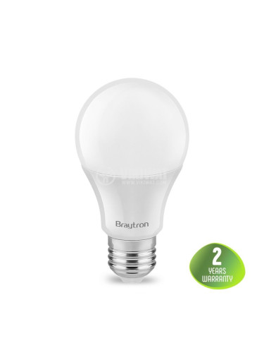 LED крушка, 11W, E27, A60, 230VAC, 1055lm, 4000K, неутрално бяла, BA13-01121