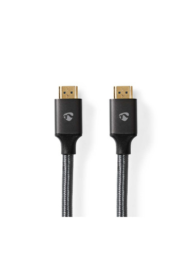 HDMI кабел, HDMI-HDMI, 5m, черен, 4K 60Hz, Ethernet, NEDIS