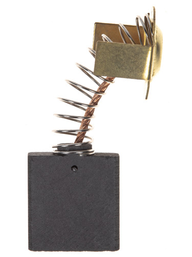 Четка въглено-графитна, SG-18-002-88, 18.5x16x6mm, с централен извод, пружина с профилен накрайник