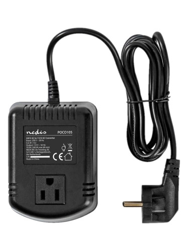 Конвертор 70W, 220VAC-110VAC, NEDIS POCO105, еднопосочен