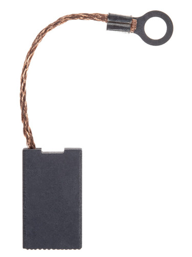 Четка въглено-графитна, SG-88-8x14x23, 8x14x23 mm, със страничен извод, кабелна обувка тип ухо Ф 5 mm