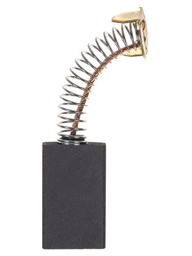Четка въглено-графитна, SG-99-050-88, 6x16x28mm, с централен извод, пружина и П-образен накрайник