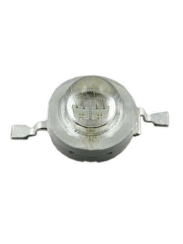 LED диод, ф8mm, SMD, син, 350mА, 1W, 30lm