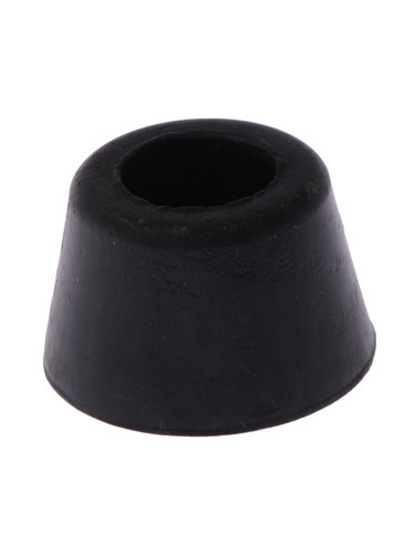 Гумено краче, ф31x20mm, за тонколона, отвор ф5mm, черен, за винт