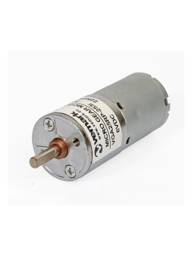 Електродвигател, постояннотоков, с редуктор, 6VDC, 22rpm, VGA25RP-253i