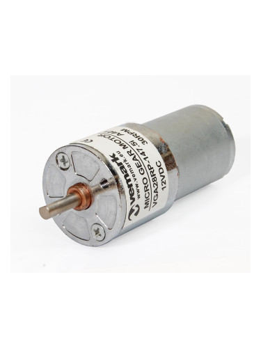 Електродвигател 12VDC,  30rpm,  0.6W,  с редуктор,  0.3,  0.47Nm