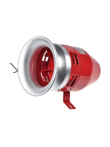 Мини моторна алармена сирена, ф145x215mm, 230 VАC, 120 dB, 160W, метална, MS-390, VEMARK