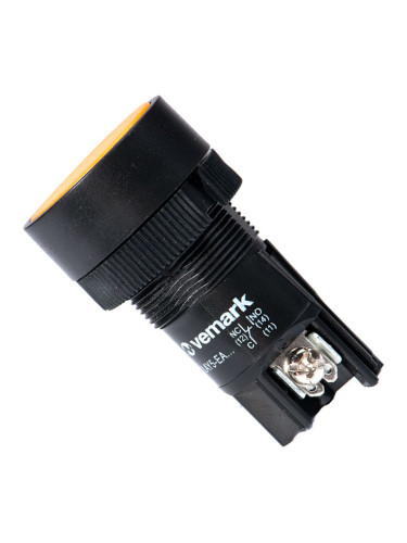Панелен превключвател, бутон, ф22mm, 10A/240VAC, 2 позиции, SPST, LAY5-EA151