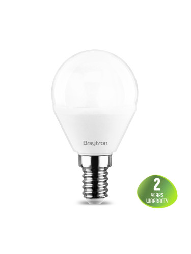 LED лампа, 5W, E14, P45, 230VAC, 400lm, 3000K, топлобяла, топче,  BA11-00510