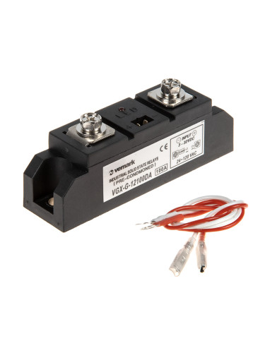 Солид стейт реле VGX-G-12100DA, полупроводниково, 3~32VDC, товароносимост 100A/24~120VAC