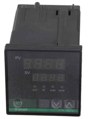 Термоконтролер VTR-700CS, 230VAC, 0-400°C, Pt100, релеен изход