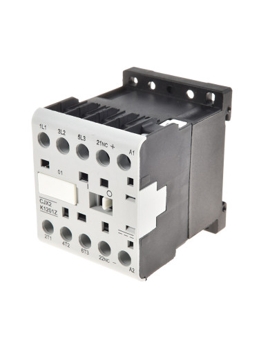 Контактор, трифазен, бобина 24VDC, 3PST - 3NO, 12A, CJX2-K1201Z, NC