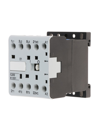 Контактор трифазен CJX2-K1201Z, бобина 230VDC, 3PST - 3NO, 12A, NC