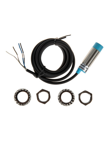 Индуктивен датчик VM18N31L, M18x55mm, NPN, NO+NC, 6-36VDC, обхват 8mm, неекраниран