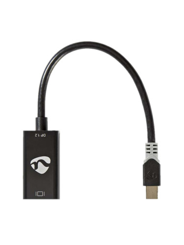 mini Displayport адаптер, mini Displayport-HDMI, 0.2m, черен, 4K, NEDIS