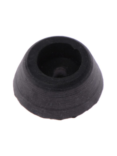 Гумено краче, ф15x6.5mm, за тонколона, отвор ф3mm, черен, за винт