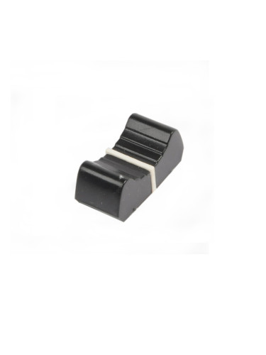Копче за потенциометър, KA483-04, черно-бяло, 25x11.5x10mm
