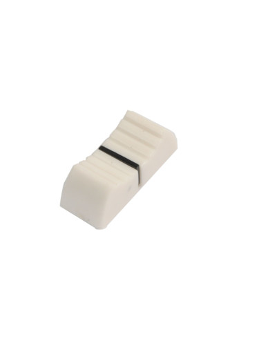Копче за потенциометър, KA483-01, бяло-черно, 23x9x9.5mm