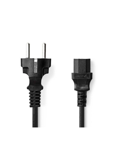 Захранващ кабел за компютър, 3x0.75mm2, 3m, черен, CEGL10030BK30, NEDIS