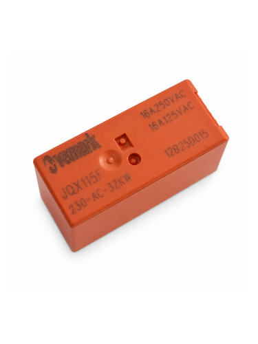 Реле електромагнитно JQX115F 1Z3, бобина 230VAC, 250VAC/16A, NO+NC