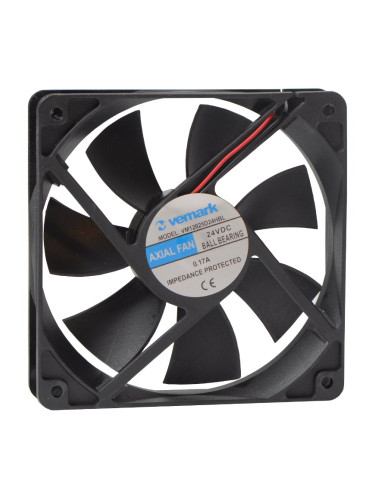 Вентилатор, 24VDC, 120x120x25mm, 4.08W, с лагер, 141.02m3/h, VM12025D24HBL