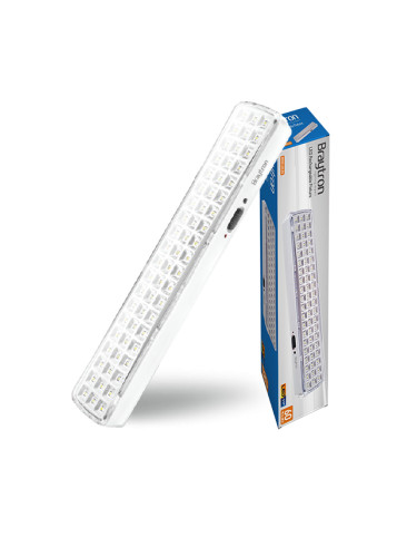 Аварийно LED тяло 4W, презареждаемо, 220VAC, 6400K, студенобяло, BM60-60LEDs, BC01-00330