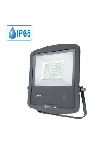 LED прожектор, 200W, 230VAC, 16000lm, 3000K, топлобял, IP65, BT61-09602, SLIM
