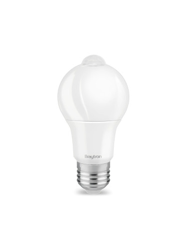 LED лампа със сензор за движение, 9W, E27, A60, 230VAC, 806lm, 6500K, студенобяла, BA14-70923