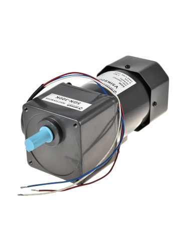 Електродвигател, променливотоков, с редуктор, 220VAC, 60W, 4.5rpm, V51K60GN-C+5GN 300K