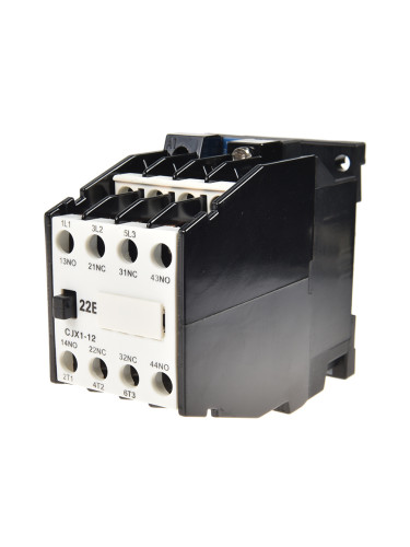 Контактор VJX1-12, 3P, 230V, 12A, 2xNO+2xNC