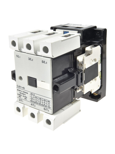 Контактор 230VAC, 3P, 45A, CJX1-45, 2xNO+2xNC
