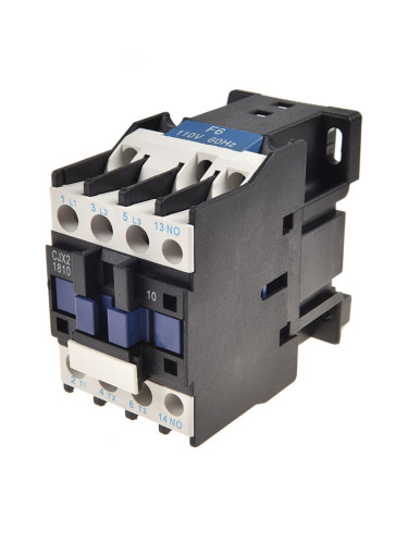 Контактор CJX2-D1810, 3P, 110V, 18A