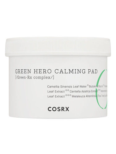 COSRX One Step Green Hero Calming Pad Продукт за локално третиране унисекс  