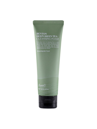 BENTON Deep Green Tea Cleansing Foam Почистваща пяна унисекс 120gr