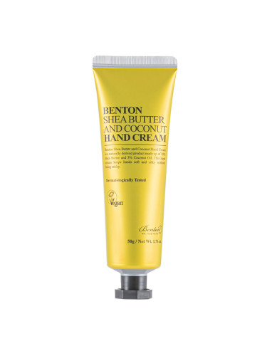 BENTON Shea Butter and Coconut Hand Cream Крем за ръце унисекс 50gr