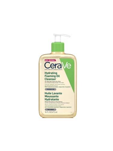 CeraVe Хидратиращо измивно олио за суха и атопична кожа - 473 ml