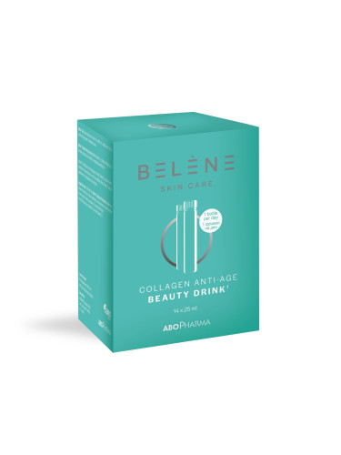 Абофарма Belene колаген за пиене за млада кожа без бръчки 25 ml х14 флакона