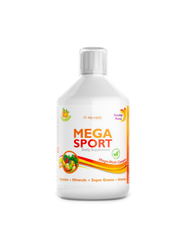 Swedish Nutra Мега Спорт Мултивитамини с добавен колаген за пиене 500 ml