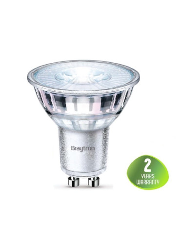 LED луна, 5.5W, GU10, 230VAC, 360lm, 2700K, топлобяла, BA27-60650, димируема