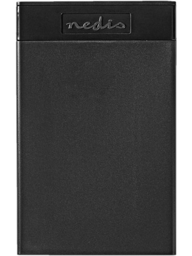 Кутия за външен твърд диск NEDIS HDDE25301BK, SATA 2.5", USB 3.1, черна