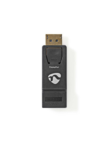 Displayport адаптер, Displayport-HDMI, черен, 4K, NEDIS