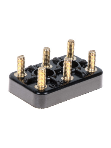 Клемно табло 42x27mm, 6xM4x10mm, без пластини, за електродвигател