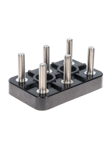 Клемно табло 95x60.5mm, 6xM8x30mm, без пластини, за електродвигател
