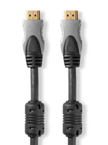 HDMI кабел, HDMI-HDMI, 1.5m, черен, 4K 60Hz, Ethernet, NEDIS