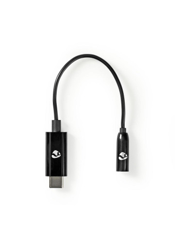 Преход, 3.5mm stereo/f - USB-C/m, 0.15m