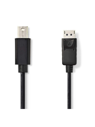 Кабел mini DisplayPort/M - DisplayPort/M, 4K, 2m, черен, CCGP37400BK20